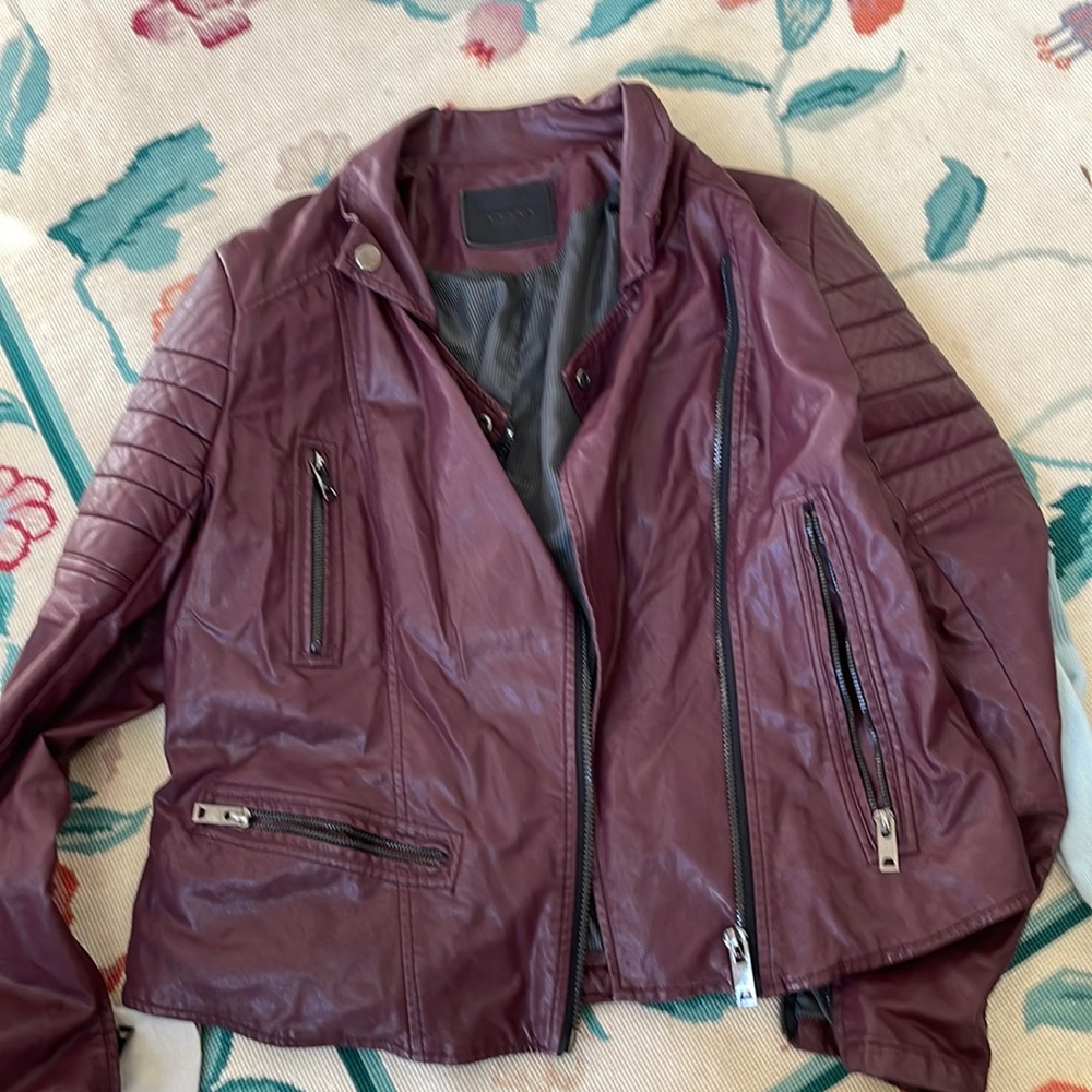 Faux Leather Jacket